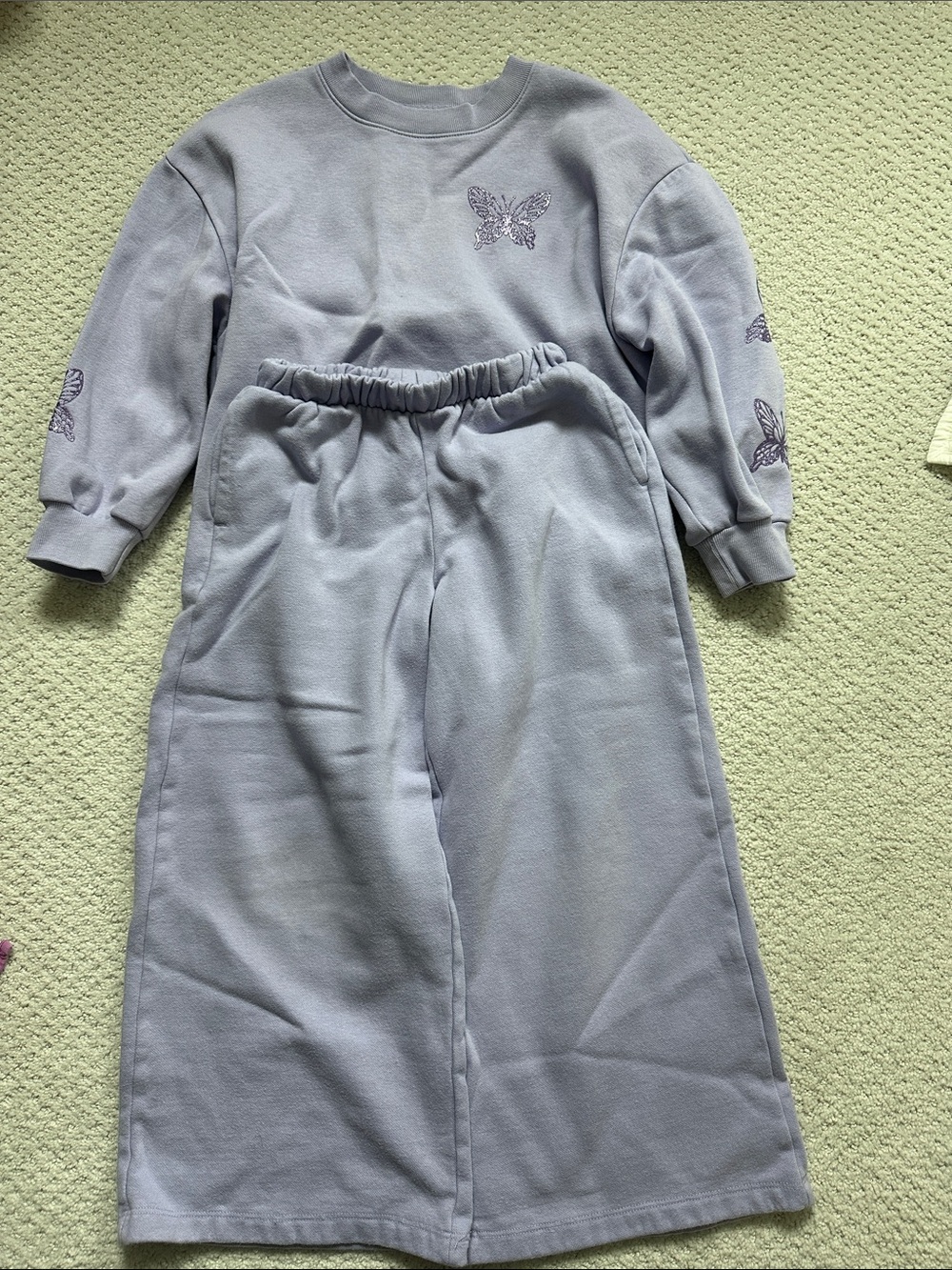 GAP Light Lavender Kids Sweatshirt Set